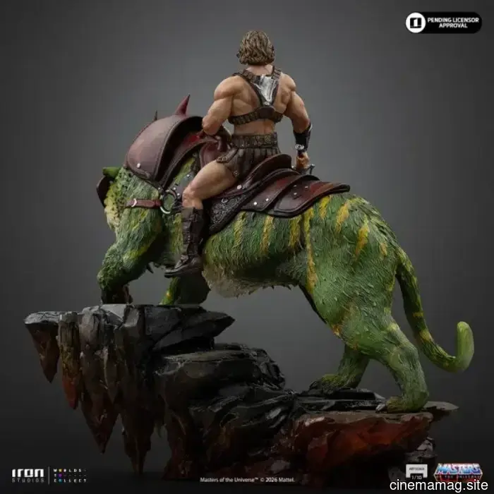 Masters of the Universe He-Man e la statua da collezione di Battle Cat rivelata da Iron Studios