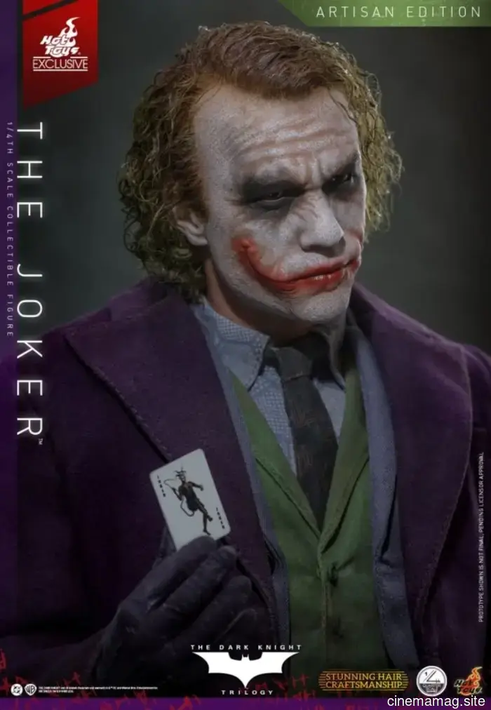 Hot Toys reveals a quarter scale collectible figure of The Joker from The Dark Knight.