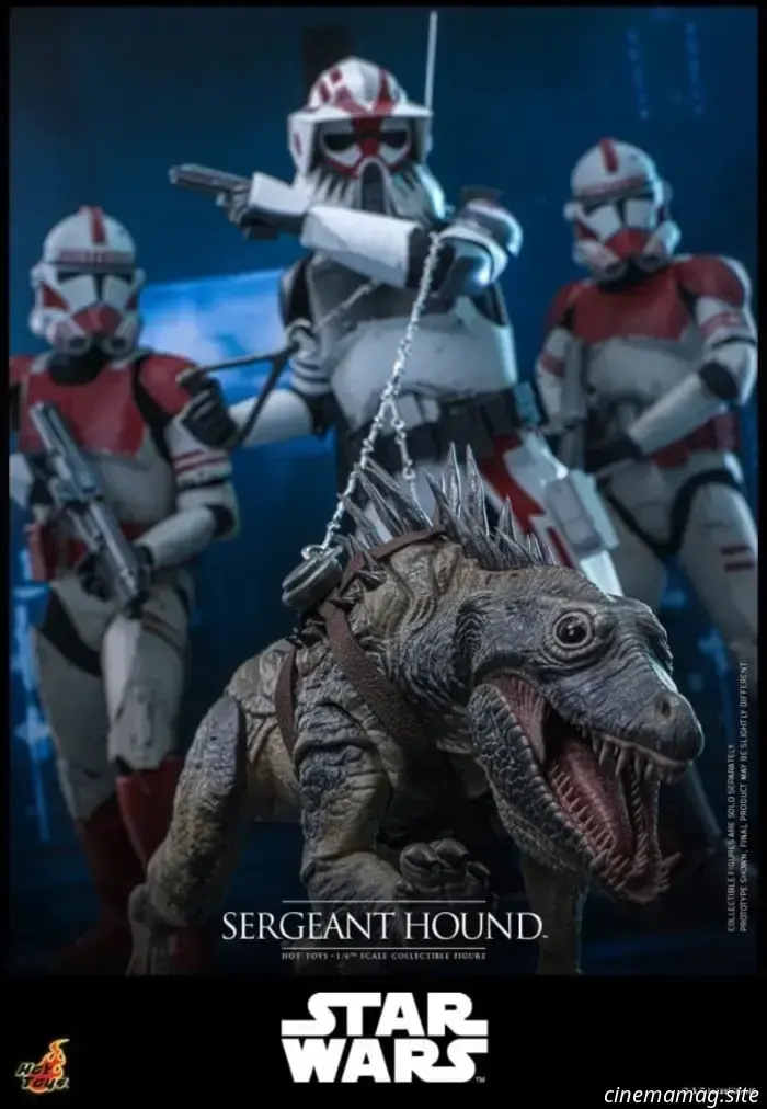 Figura a escala 1:6 del sargento Hound de Star Wars: The Clone Wars, presentada por Hot Toys