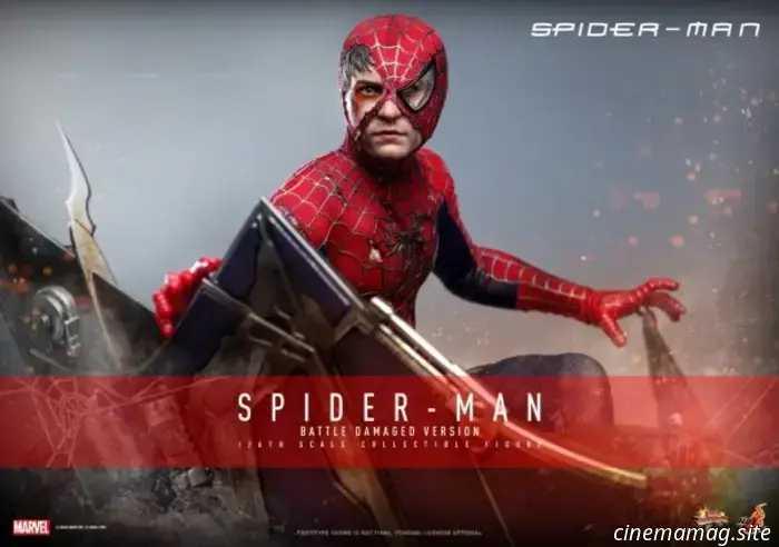 Человек-паук Тоби Магуайра получил вариант с боевыми повреждениями для новой фигурки Hot Toys в масштабе 1/6.