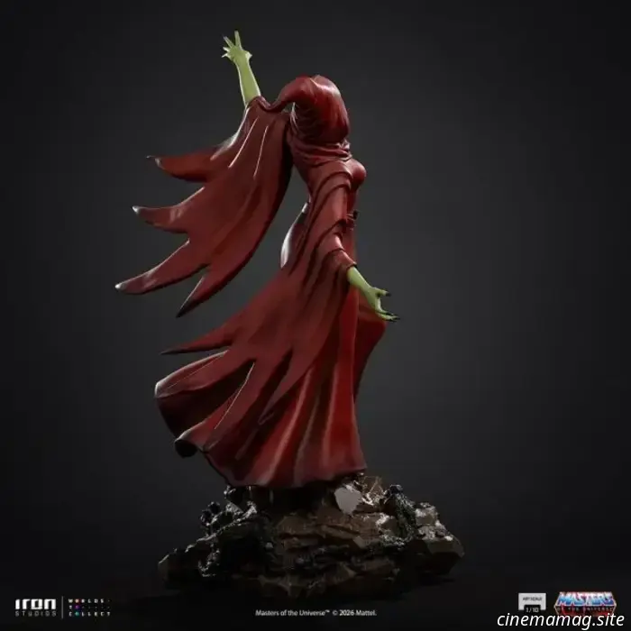 Shadow Weaver becomes a part of Iron Studios' collectible statue series for Masters of the Universe.