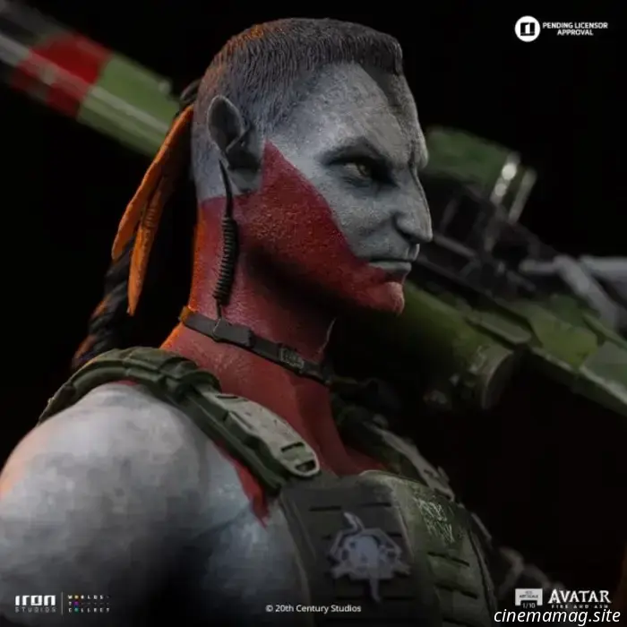 Аватар: Огонь и Пепел — коллекционные статуэтки Майлза Куарича и Варанга представлены Iron Studios.