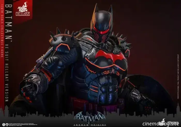 Hot Toys svela la figura in scala 1/6 di Batman: Arkham Origins nella versione Hellbat della tuta XE