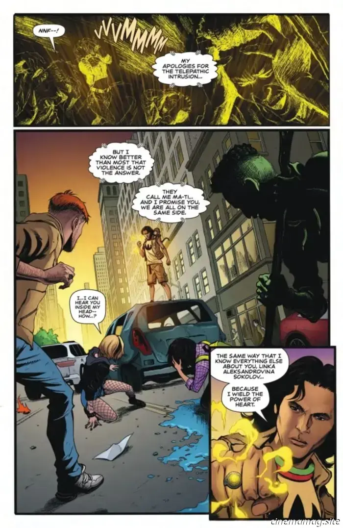 Take a glimpse at the preview for Dynamite's Captain Planet #2.
