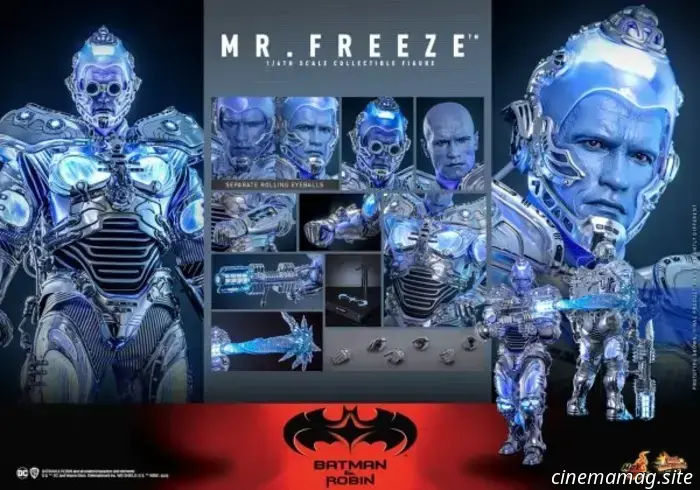 Mr. Freeze de Arnold Schwarzenegger se une a la colección de figuras a sexta escala de Batman y Robin de Hot Toys