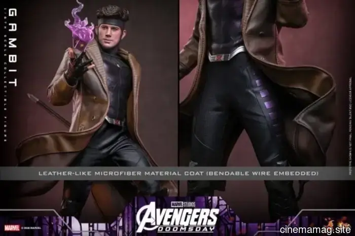Channing Tatum's Gambit is now part of Hot Toys' sixth scale action figure collection based on Avengers: Doomsday.