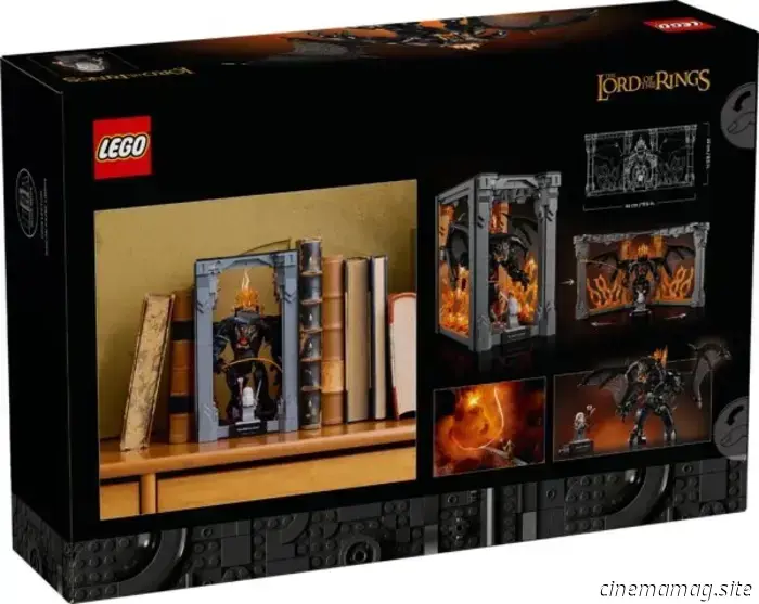 LEGO Il Signore degli Anelli: Balrog Book Nook set rivelato