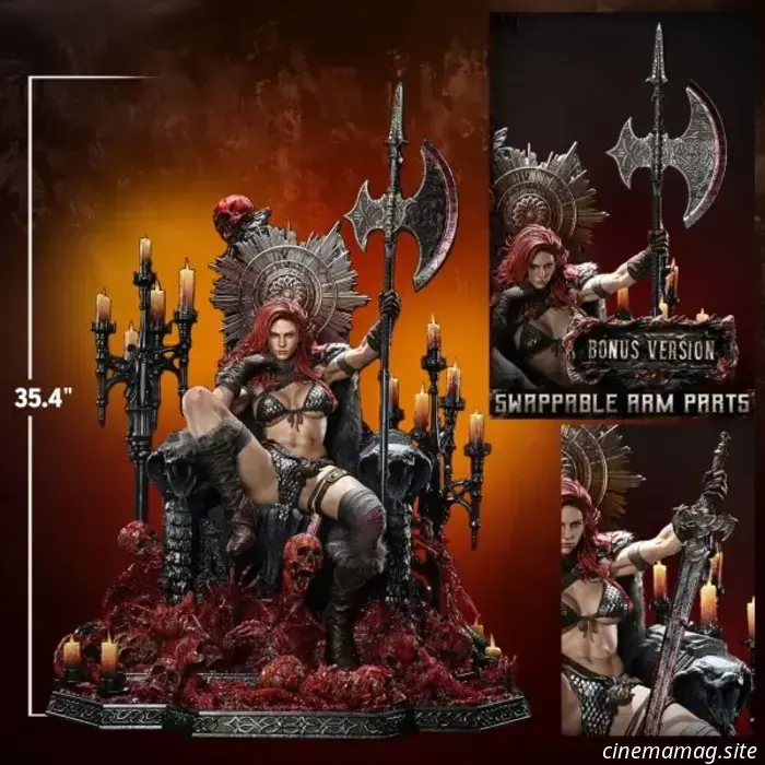 Red Sonja: la statua da collezione «Lunga vita alla regina» svelata da Prime 1 Studio
