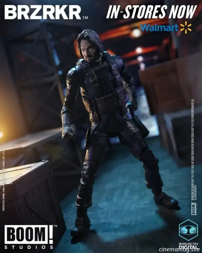 Би Киану Ривза пришла в Walmart с фигуркой BRZRKR от McFarlane Toys