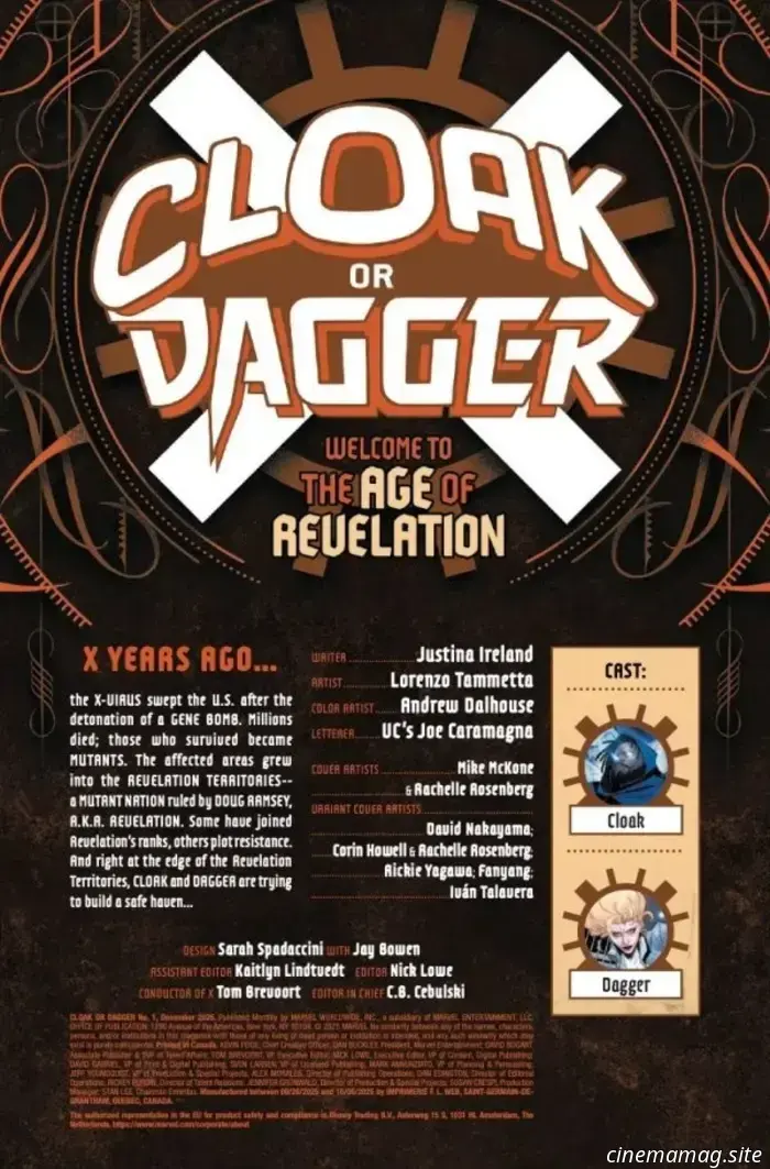 Comic Book Sneak Peek – Cloak or Dagger #1