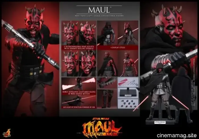 Hot Toys has revealed a sixth scale figure of Maul from Star Wars: Maul – Shadow Lord.