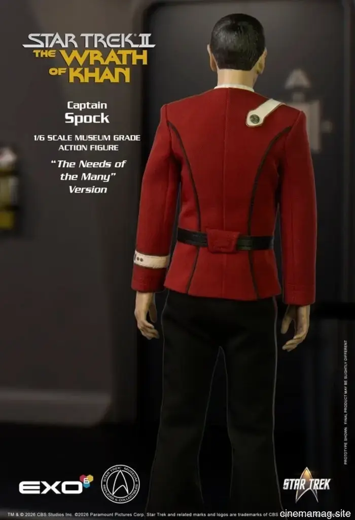 EXO-6 has revealed the 'Needs of Many' figure of Captain Spock from Star Trek II: The Wrath of Khan.