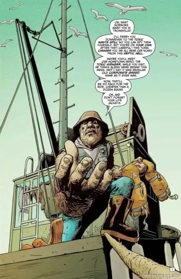Sneak peek of The Toxic Avenger Comics #2