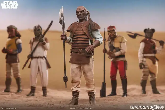 Protect your skiff with the sixth scale figure of Pagetti Rook from Sideshow's Star Wars: Scum & Villainy collection.