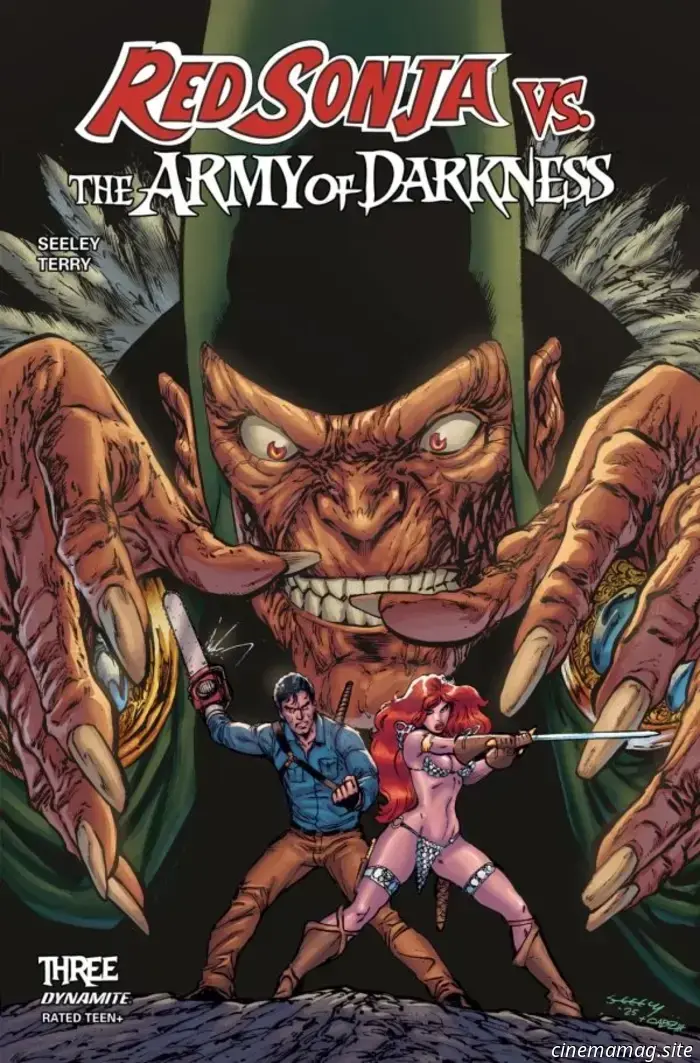 Take a first look at Red Sonja vs. The Army of Darkness #3 with an early sneak peek preview.
