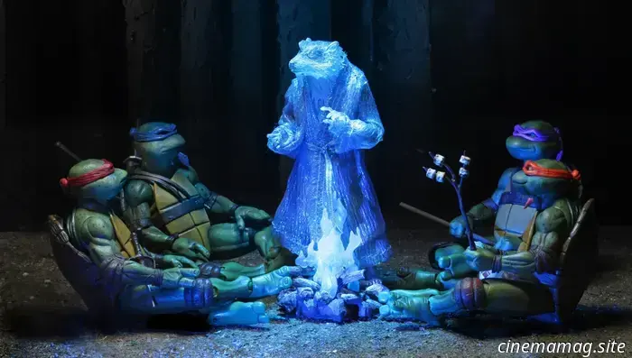 NECA reveals a 5-pack of action figures celebrating the 35th anniversary of the Teenage Mutant Ninja Turtles movie.