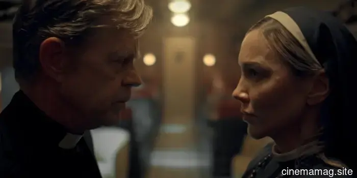 Trailer for the horror film "Speed Demon," featuring Katie Cassidy and William H. Macy, revolves around an exorcism on a train.