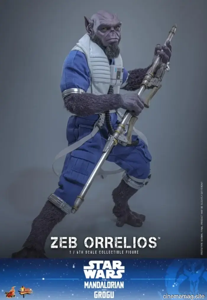 Звёздные войны: Мандалорец и Грогу Зеб Оррелиос шестидюймовая фигурка, представленная Hot Toys