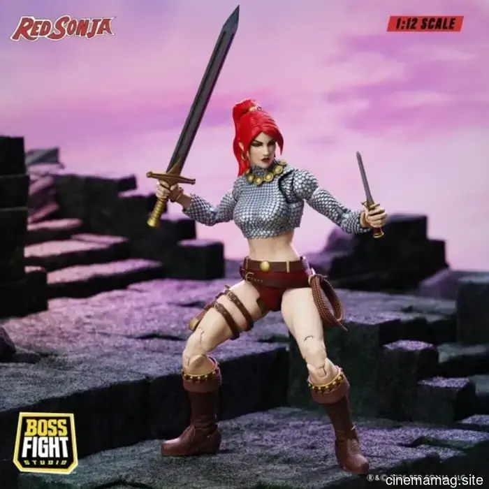 Boss Fight Studio has revealed the Immortal Red Sonja Epic H.A.C.K.S. action figure.