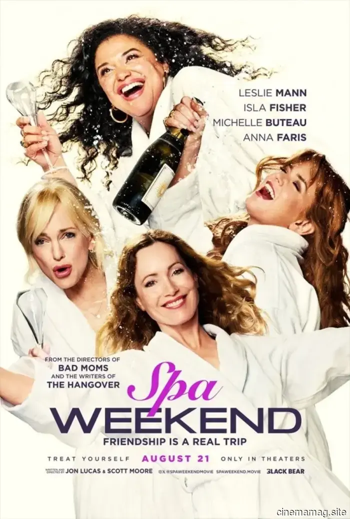 Trailer per la commedia Spa Weekend con Leslie Mann, Isla Fisher, Michelle Buteau e Anna Faris