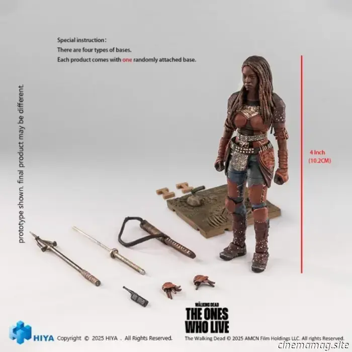 Hiya Toys has revealed the Michonne Exquisite Mini action figure from The Walking Dead: The Ones Who Live.