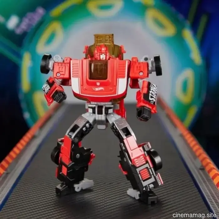 Hasbro introduces new Hot Wheels X Transformers transforming robot figures.