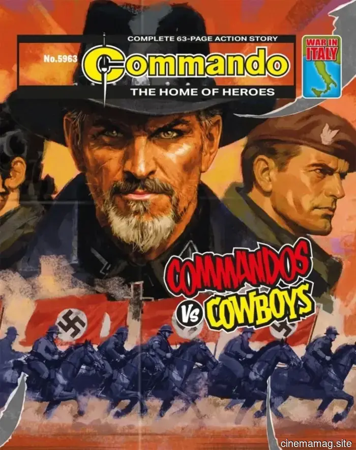 New Commando comics offer additional wartime thrills for readers.