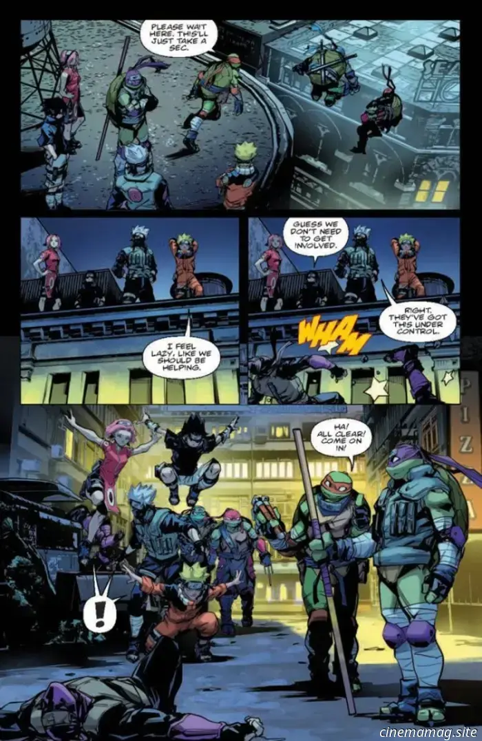 Teenage Mutant Ninja Turtles x Naruto #3 - Comic Book Sneak Peek