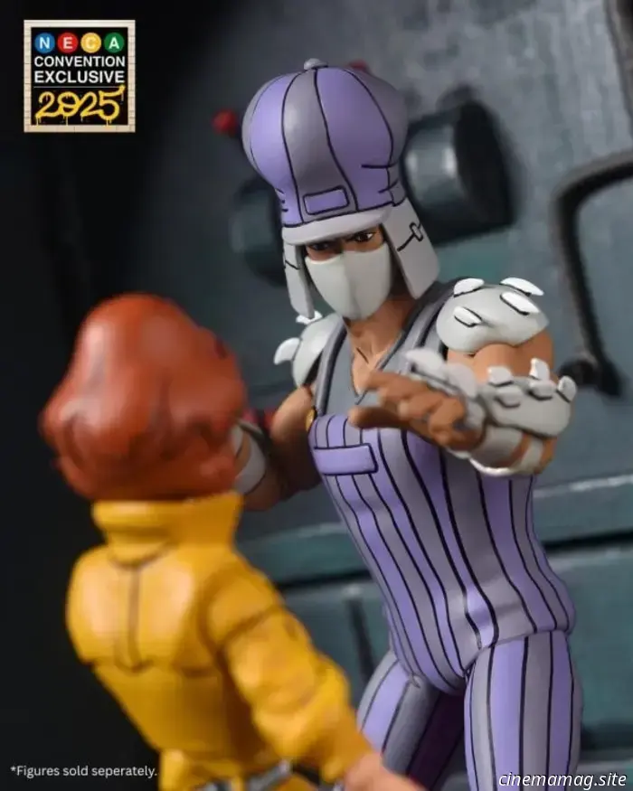 Teenage Mutant Ninja Turtles Ultimate Train Track Takedown Shredder figure revealed as a NYCC exclusive.