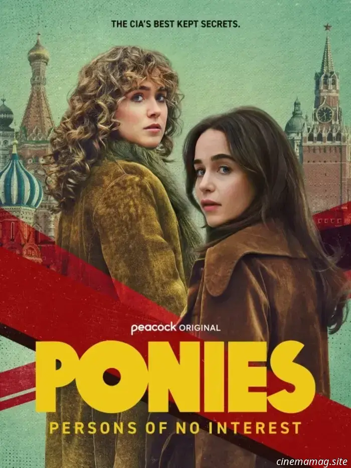 Haley Lu Richardson and Emilia Clarke are the CIA's most closely guarded secrets in Ponies.