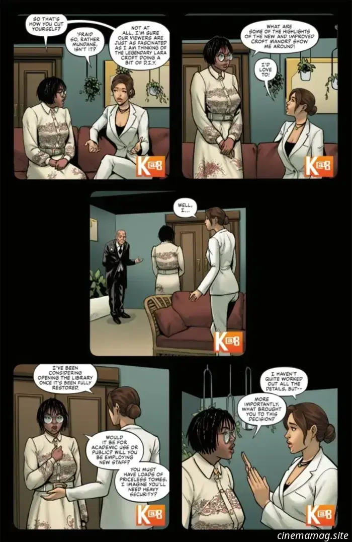 Vista previa del cómic – Tomb Raider: Artefactos sagrados #1