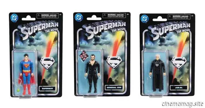 Spin Master has revealed the Superman Retro Collection action figures from DC Comics.
