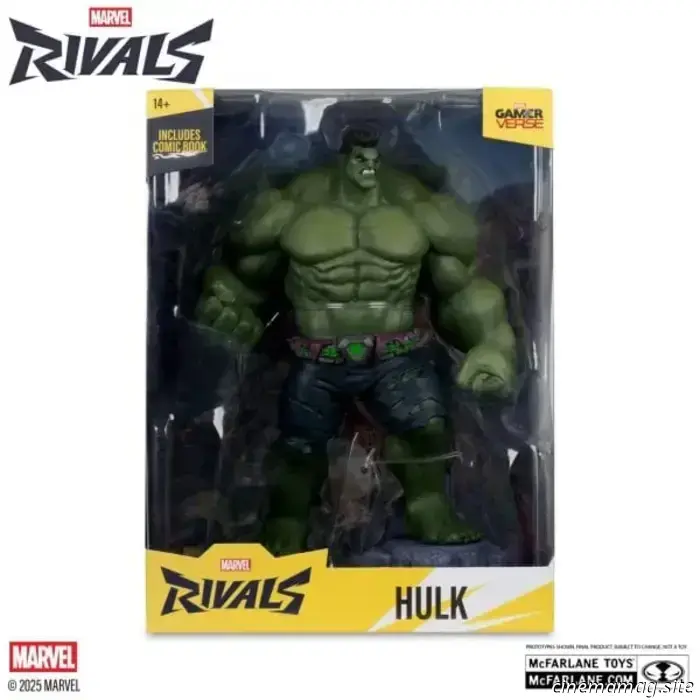 McFarlane Toys presentó las figuras coleccionables de Hulk y Venom de Marvel Rivals.