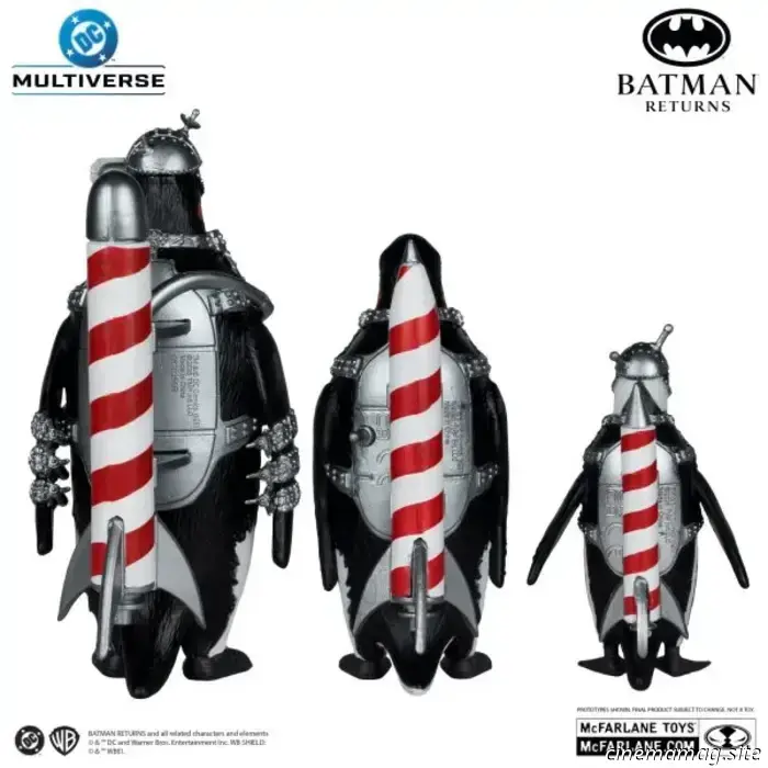 Le action figure di Batman Returns della linea DC Multiverse svelate da McFarlane Toys
