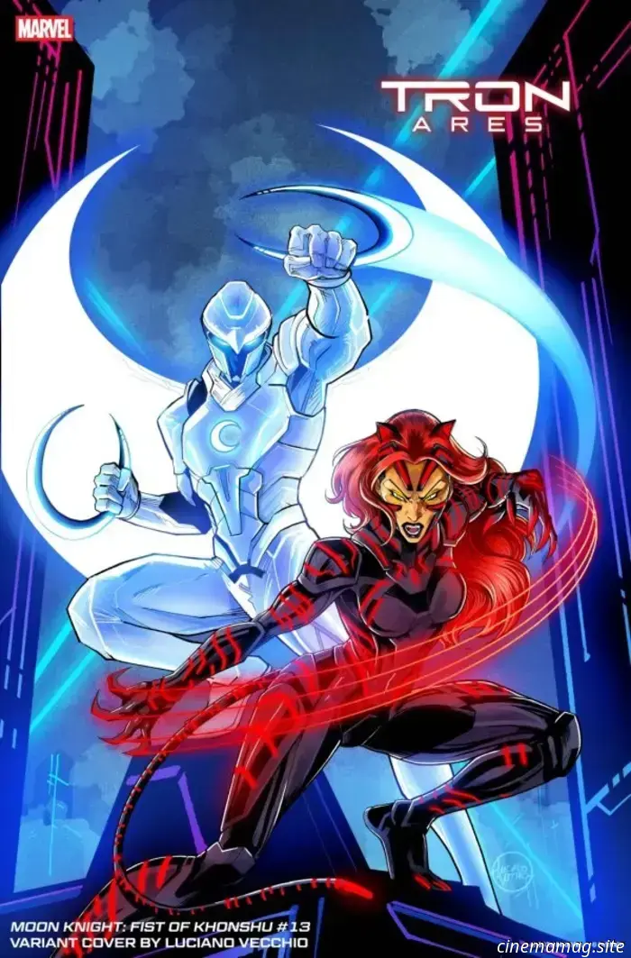 Marvel superheroes make their way into The Grid with variant covers for TRON: Ares.
