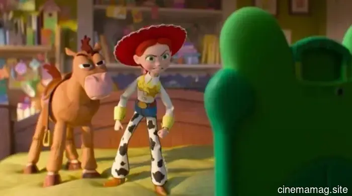 A clip from Toy Story 5 showcases the gang meeting Greta Lee's Lilypad.