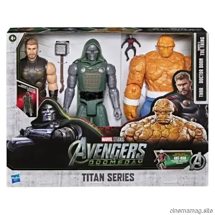 Hasbro has revealed the Marvel’s Avengers: Doomsday Actionverse and Titan Heroes figures.