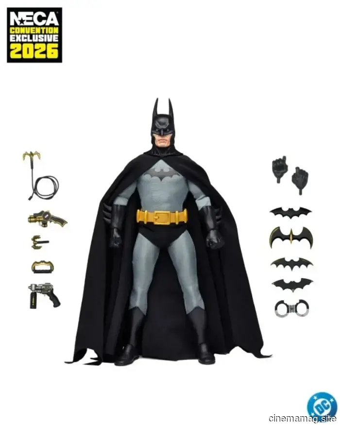 NECA honors the Dark Knight with a classic Batman action figure exclusive to conventions.