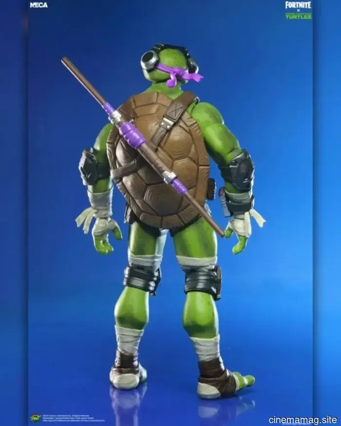 Donatello and Michelangelo are set to be added to NECA's action figure collection that features Fortnite and Teenage Mutant Ninja Turtles.