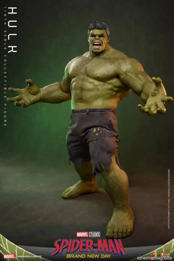 Hot Toys presenta la figura de Hulk a escala sexta de Spider-Man: Brand New Day.