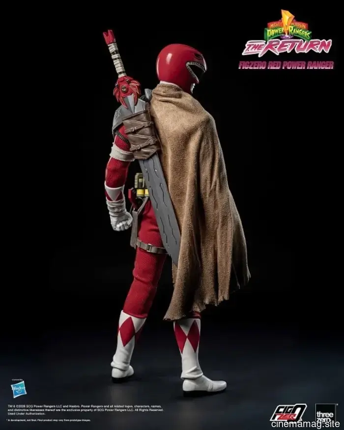 Threezero presenta la figura de sexta escala del Power Ranger Rojo de Mighty Morphin Power Rangers: The Return.