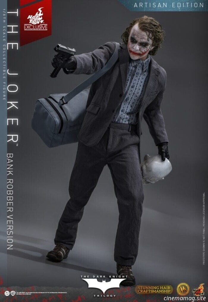 Джокер (Грабитель банков) Фигурка из серии Dark Knight Artisan Edition, представленная Hot Toys