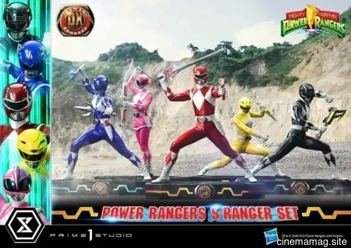 Prime 1 Studio has revealed the Mighty Morphin Power Rangers 5-Ranger Premium Masterline Series collectible set.