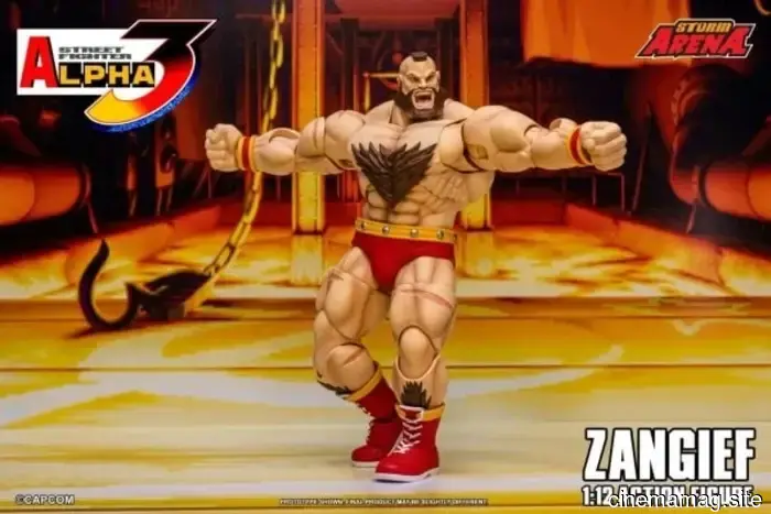 Storm Collectibles has revealed a 1:12 scale action figure of Zangief from Street Fighter Alpha 3.