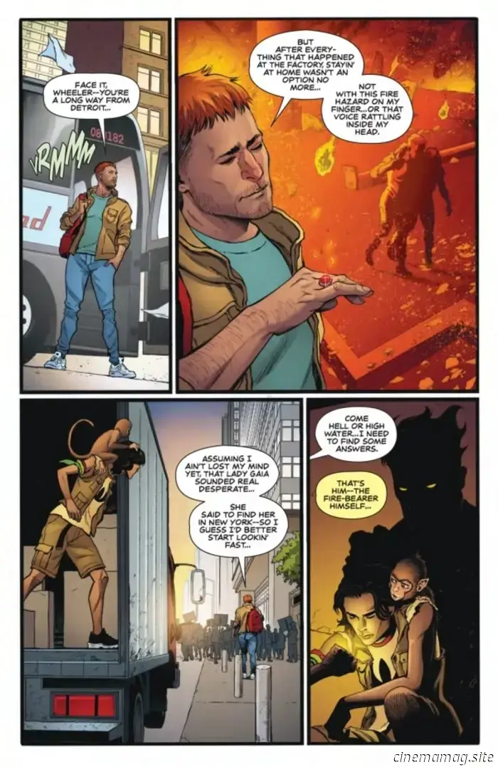 Take a glimpse at the preview for Dynamite's Captain Planet #2.