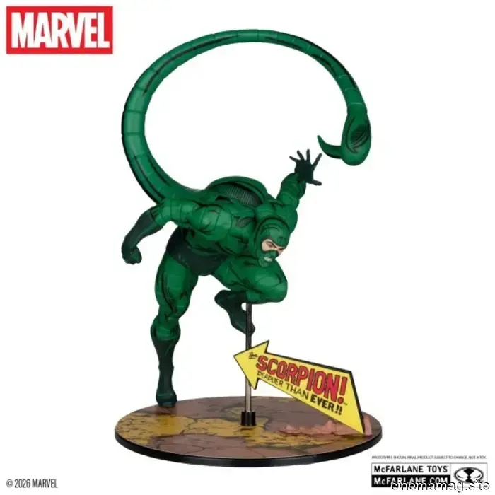 McFarlane Toys revela nuevas figuras coleccionables de Spider-Man, Escorpión y Hulk de Marvel Comics