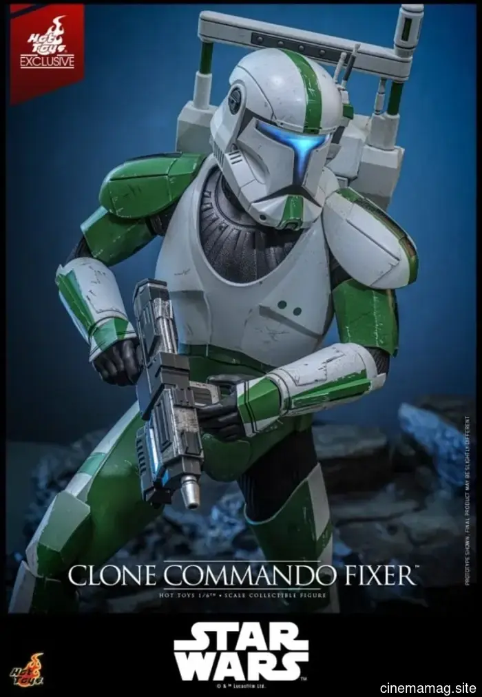 Star Wars: La figura de sexta escala del Clone Commando Fixer de Republic Commando revelada por Hot Toys