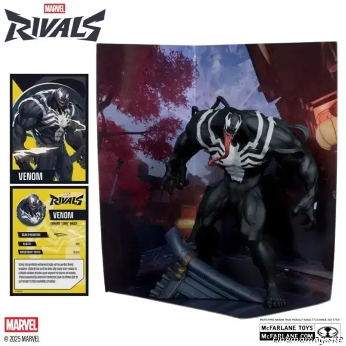 McFarlane Toys presentó las figuras coleccionables de Hulk y Venom de Marvel Rivals.
