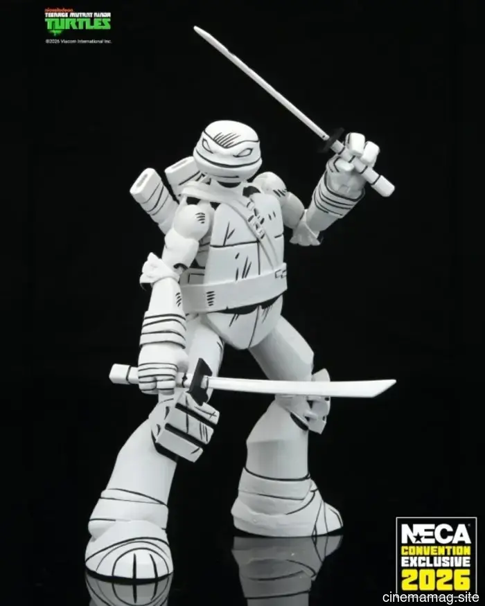 NECA presenta el set de figuras de acción exclusivo de la convención de las Tortugas Ninja 2026.