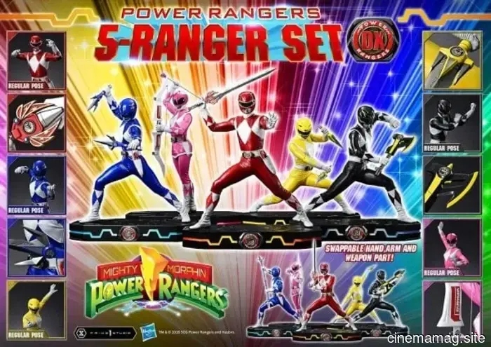Prime 1 Studio has revealed the Mighty Morphin Power Rangers 5-Ranger Premium Masterline Series collectible set.